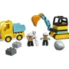 Duplo Town 10931 Camion Y Excavadora Con Orugas^* New