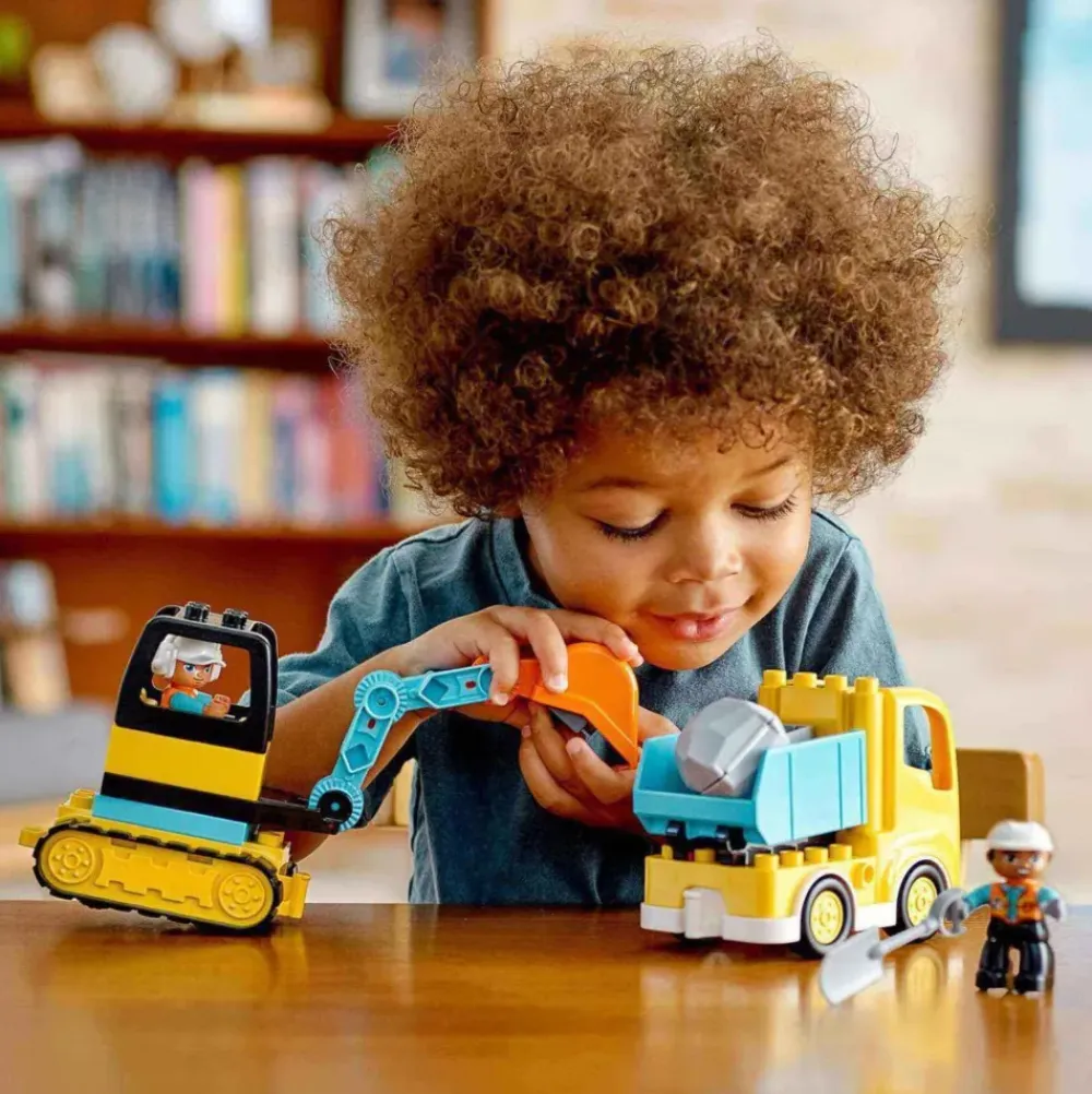 Duplo Town 10931 Camion Y Excavadora Con Orugas^* New