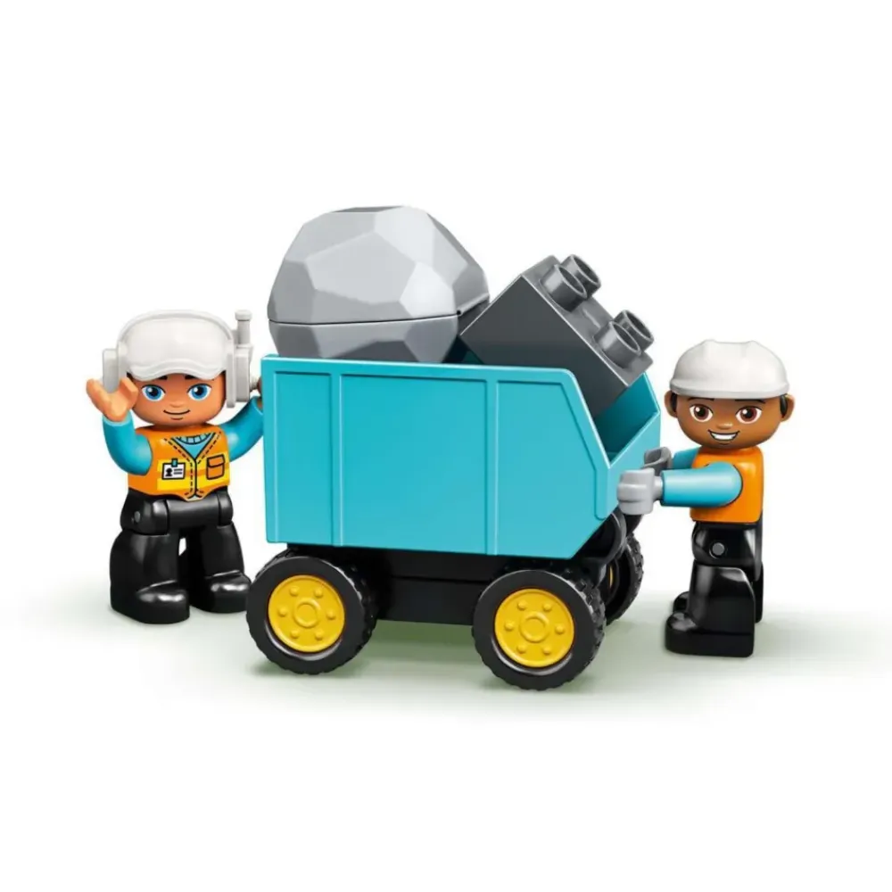Duplo Town 10931 Camion Y Excavadora Con Orugas^* New