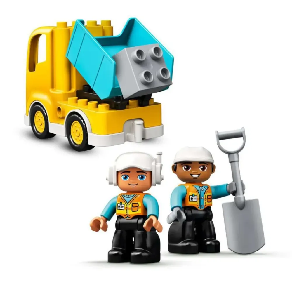 Duplo Town 10931 Camion Y Excavadora Con Orugas^* New