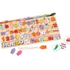 Aprendo Abecedario Y Numeros Juego Educativo Infantil Madera^Maderas Outlet