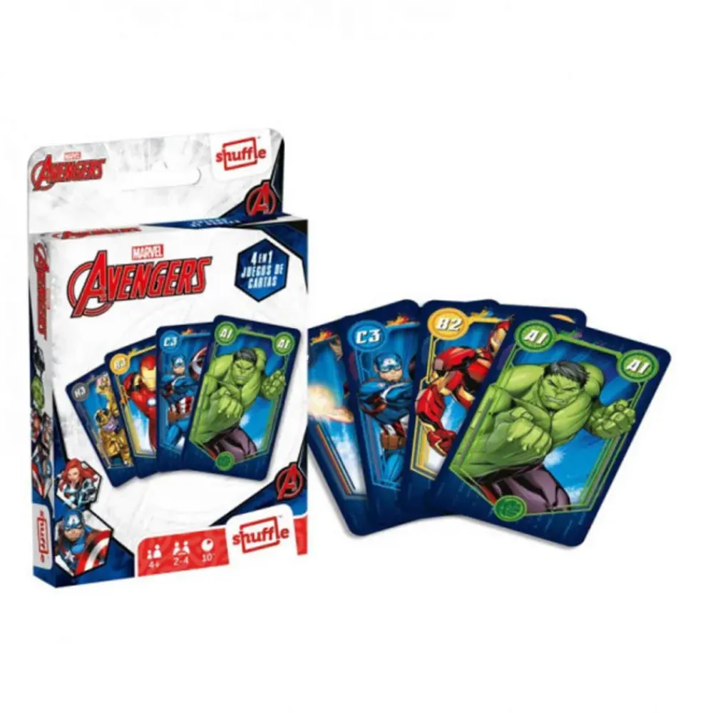 Baraja De Cartas Infantil 4En1^Avengers Outlet