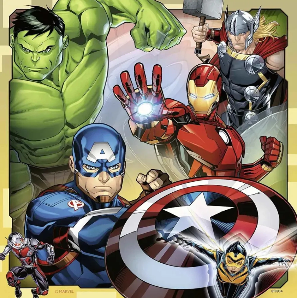 Puzzle 3 X 49 Piezas^Avengers Hot