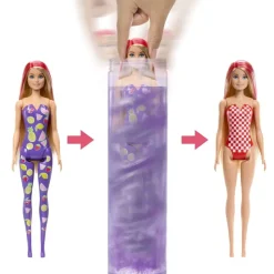 Color Reveal Frutas Muneca Revela Colores Con Agua 3 Anos^Barbie New