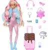 Extra Fly Muneca Con Tematica De Viajes Con Conjunto Invernal Para La Nieve Mono Ros^Barbie Outlet