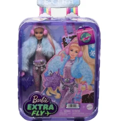 Extra Fly Muneca Con Tematica De Viajes Con Conjunto Invernal Para La Nieve Mono Ros^Barbie Outlet