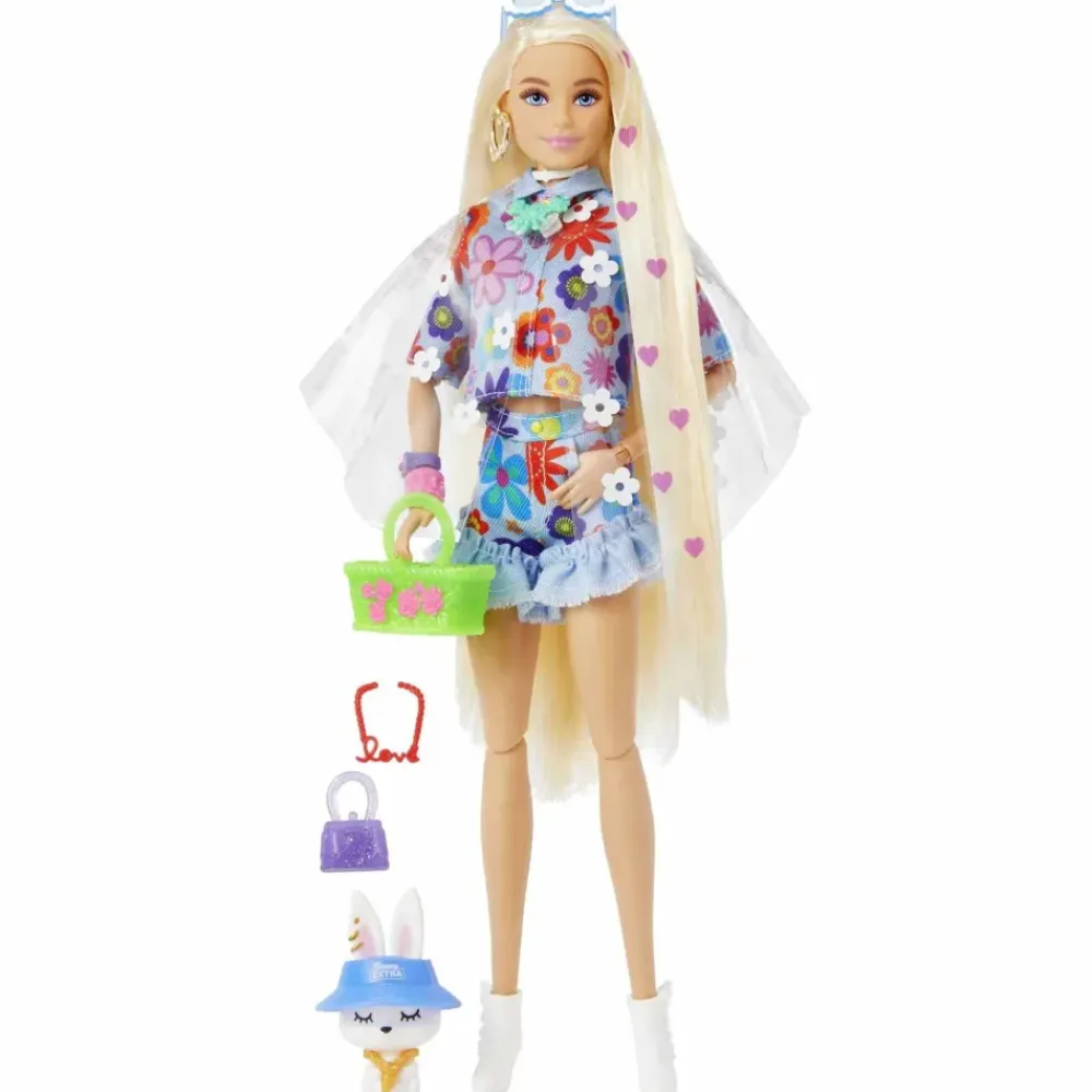 Extra Muneca Con Conjunto Flower Power^Barbie Discount