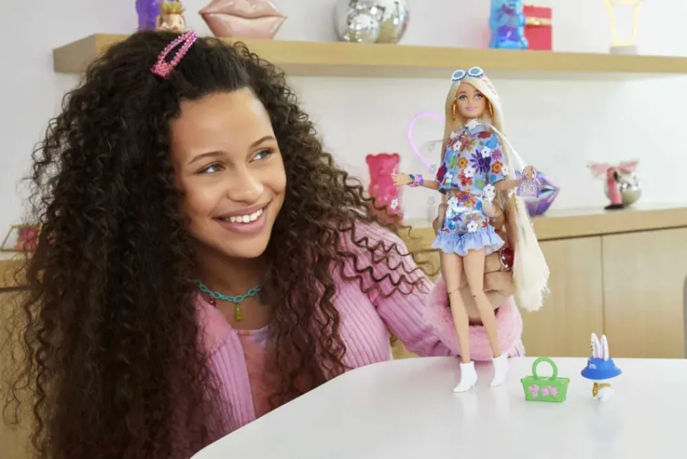 Extra Muneca Con Conjunto Flower Power^Barbie Discount