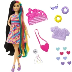 Totally Hair Pelo Extralargo Corazon^Barbie New