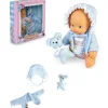 Clasicas. Set De Muneca Bebe Con Ropita Azul^Barriguitas Outlet