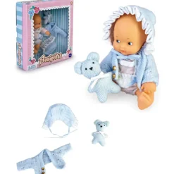 Clasicas. Set De Muneca Bebe Con Ropita Azul^Barriguitas Outlet