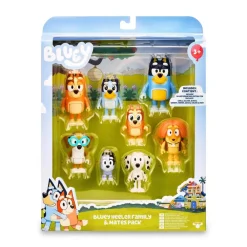 Pack 8 Figuras Familia Y Companeros Del Cole^Bluey Best