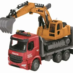 Camion Grua Con Excavadora Juguete^Motor Planet Discount