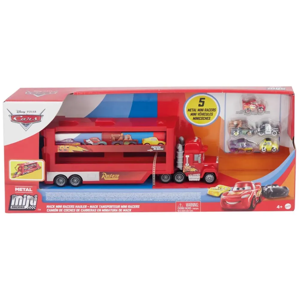 Cars Mack Camion Miniracer Con 5 Mini Coches^Hot Wheels Discount