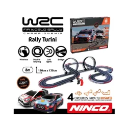 Circuito De Slot 1:43 Wrc Rally Turini Wireless^Ninco Sale