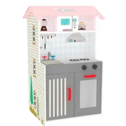 Cocina Y Casa De Madera 2 En 1^* Outlet