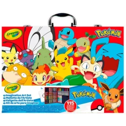 Crayola Maletin De Artista^Pokemon Hot