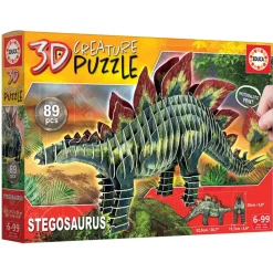 Creature Puzzle 3 Stegosaurus^Educa Borras Hot