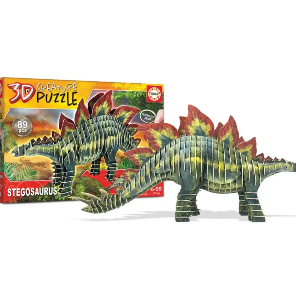 Creature Puzzle 3 Stegosaurus^Educa Borras Hot