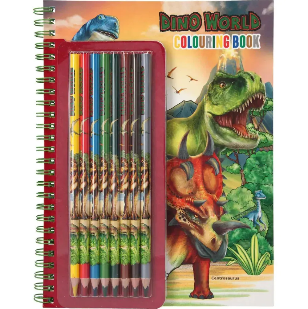 Dino World Libro De Colorear Con Lapices^TopModel Best