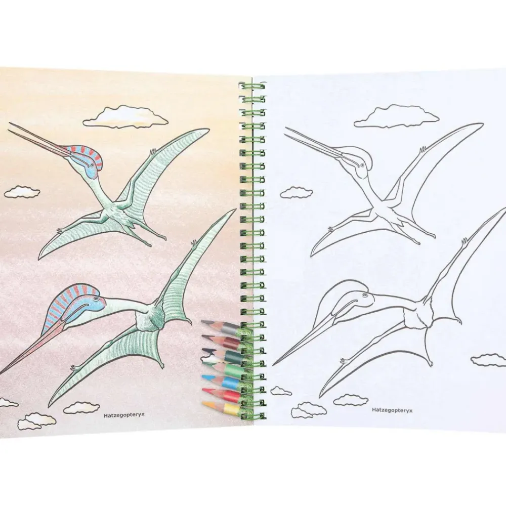 Dino World Libro De Colorear Con Lapices^TopModel Best