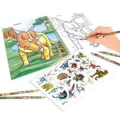 Dino World Libro De Colorear Con Lapices^TopModel Best