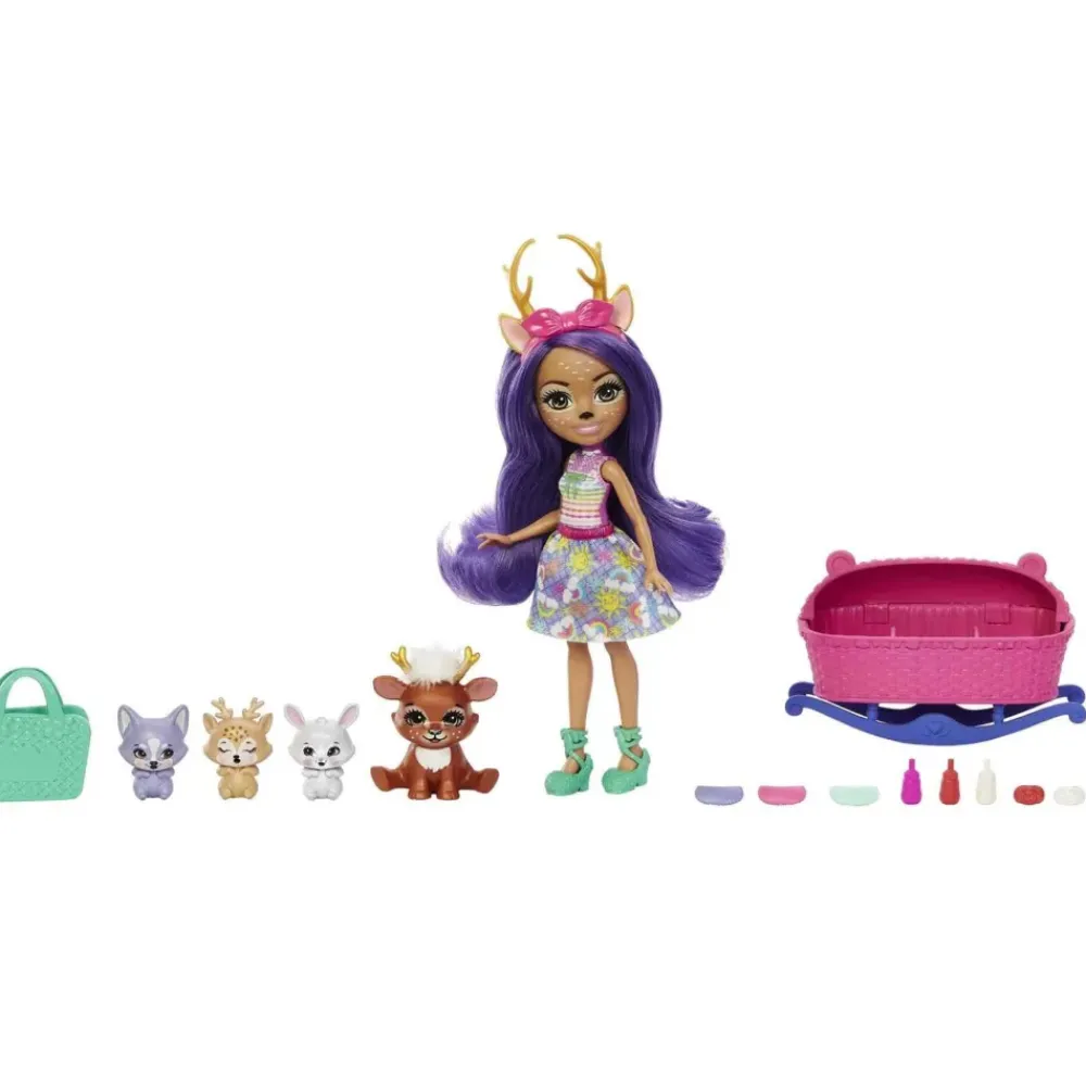 Baby Bffs Danessa Deer Muneca Con Mascotas 4 Anos^Enchantimals