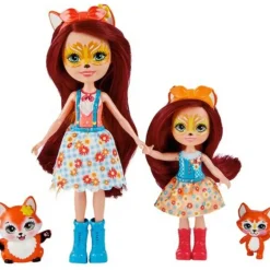 Muñecas Felicity Y Feana Fox Con Mascotas 4 Anos^Enchantimals New