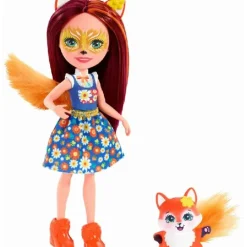Muneca Felicity Foz Con Mascota 4 Anos^Enchantimals Best