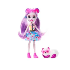 Purple Panda Y Bestie Muneca Con Mascota Panda^Enchantimals