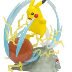Estatua Pikachu Con Bola Luminosa 33Cm^Pokemon Hot
