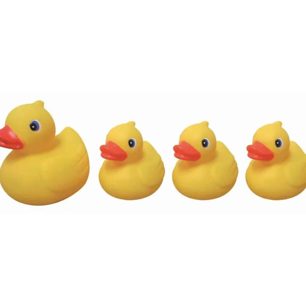 Familia De 4 Patitos De Goma | Juguetes Para El Bano |^Petit Planet New
