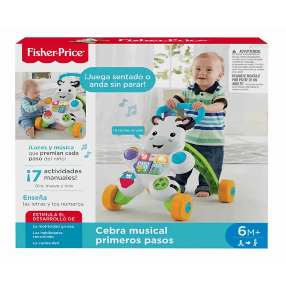 Correpasillos Cebra Parlanchina Primeros Pasos| Juguete Infantil^Fisher Price