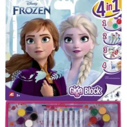 Libro De Colorear Giga Block 4 En 1^Frozen Outlet
