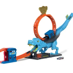 City Desafio Del T-Rex Pista Para Coches De Juguete 4 Anos^Hot Wheels