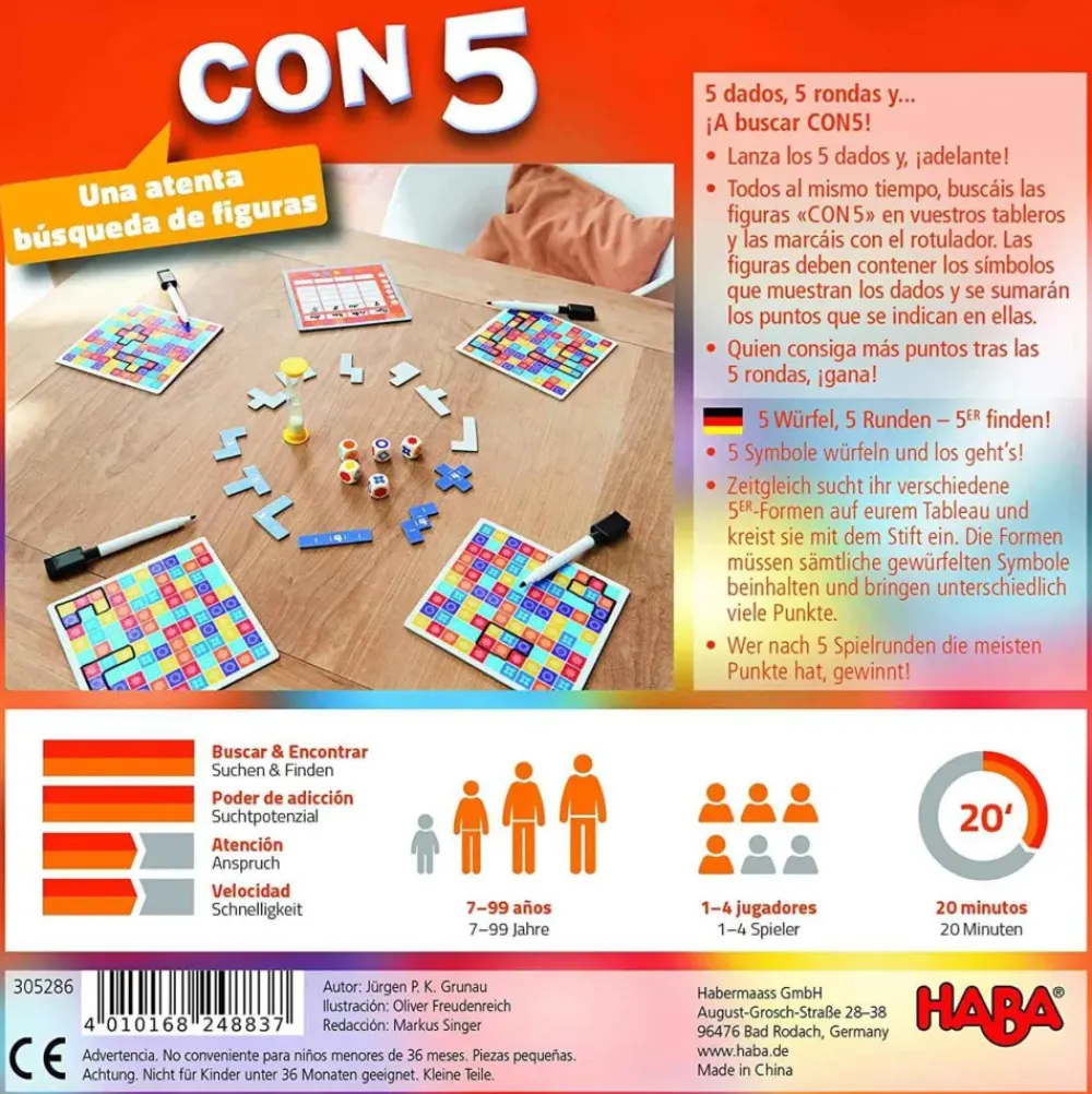 Juego De Mesa Con5^Haba Hot