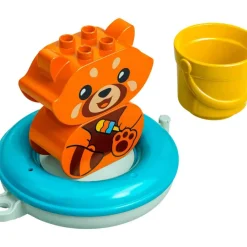 Juguete Para Construir Mi Primer Duplo 10964 Diversion En El Bano: Panda Rojo Flotante (5 Pieza^* Hot