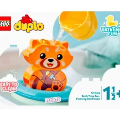 Juguete Para Construir Mi Primer Duplo 10964 Diversion En El Bano: Panda Rojo Flotante (5 Pieza^* Hot