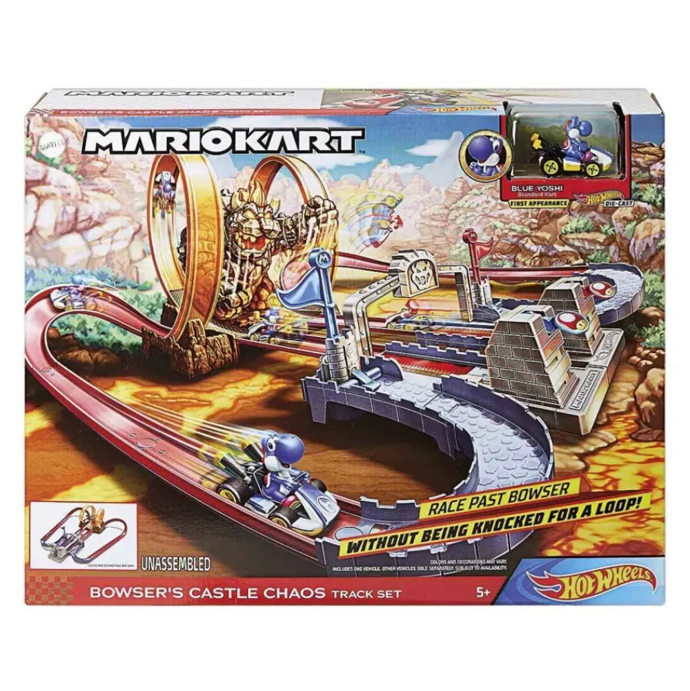 Mario Kart Pista Castillo De Bowser^Hot Wheels Online