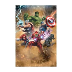Marvel Puzzle Libro Lenticular Vengadores Original 300 Piezass^Avengers