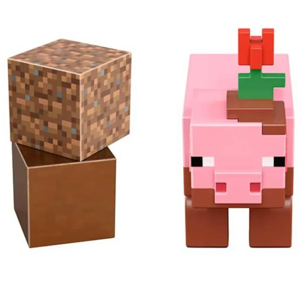 Figura Articulada Muddy Pig 8 Cm^Minecraft Discount