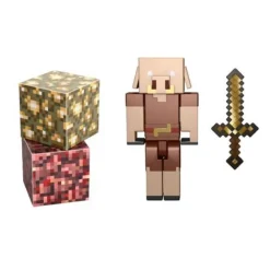 Figura Articulada Piglin 8 Cm^Minecraft Outlet