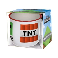Taza Ceramica De Desayuno 400 Ml En Caja Regalo^Minecraft Best