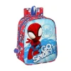 Mochila De Guarderia Spidey Adaptable A Carro 27 Cm^Spiderman New