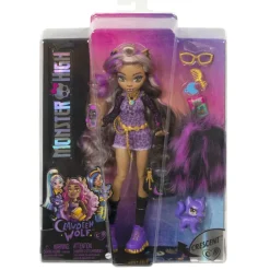 Clawdeen Wolf Muneca Articulada Con Mascota Y Accesorios De Moda^Monster High Outlet