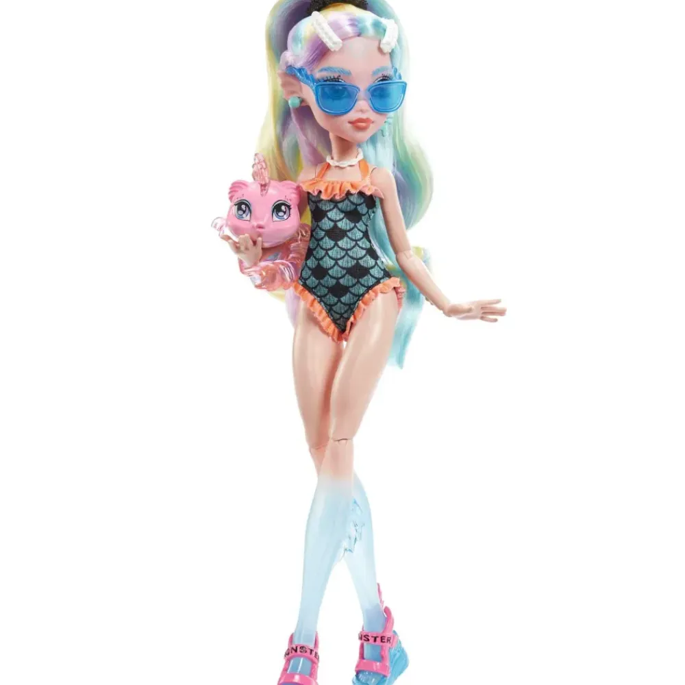 Lagoona Blue Muneca Articulada Con Mascota Y Accesorios De Moda^Monster High Discount