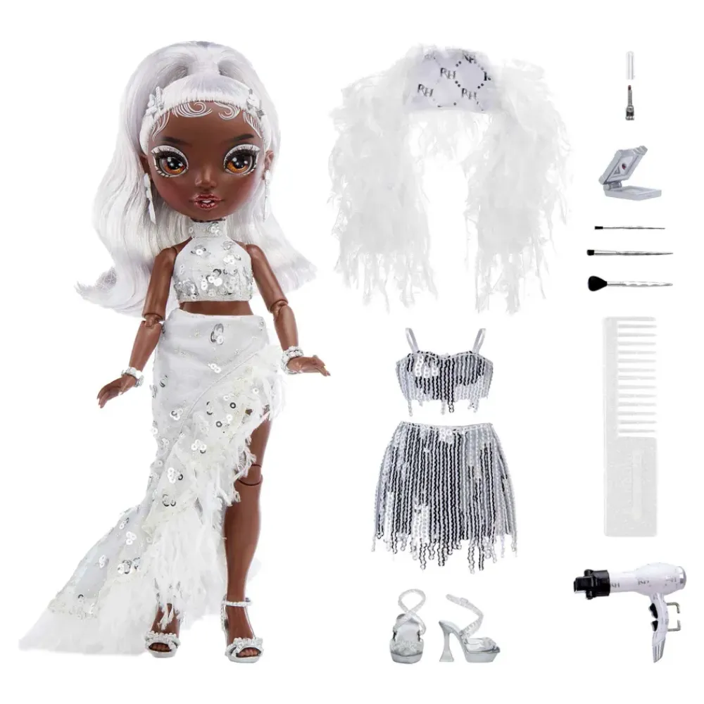 Muneca Divas Doll Ayesha Sterling Plata^Rainbow High Best