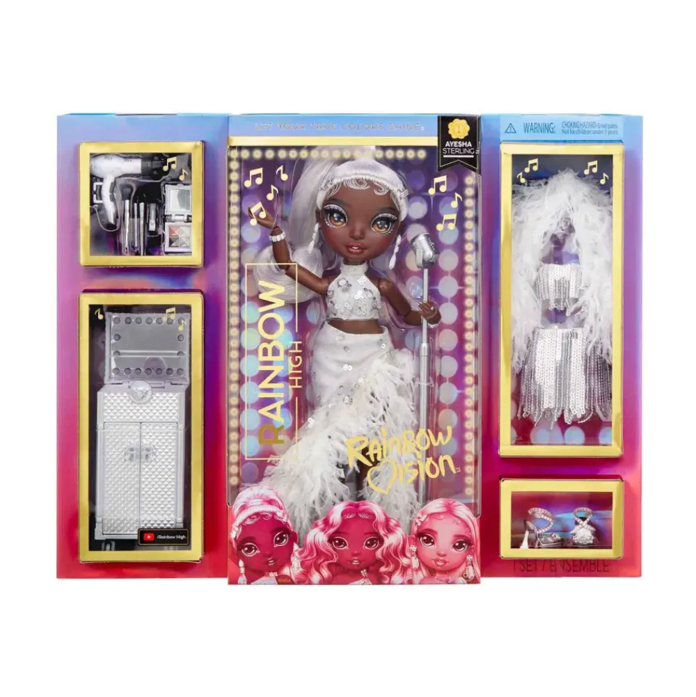 Muneca Divas Doll Ayesha Sterling Plata^Rainbow High Best