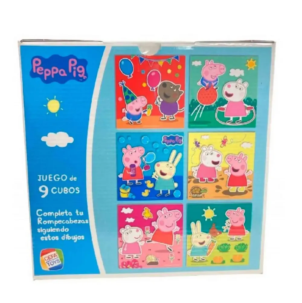Rompecabezas 9 Cubos^Peppa Pig New