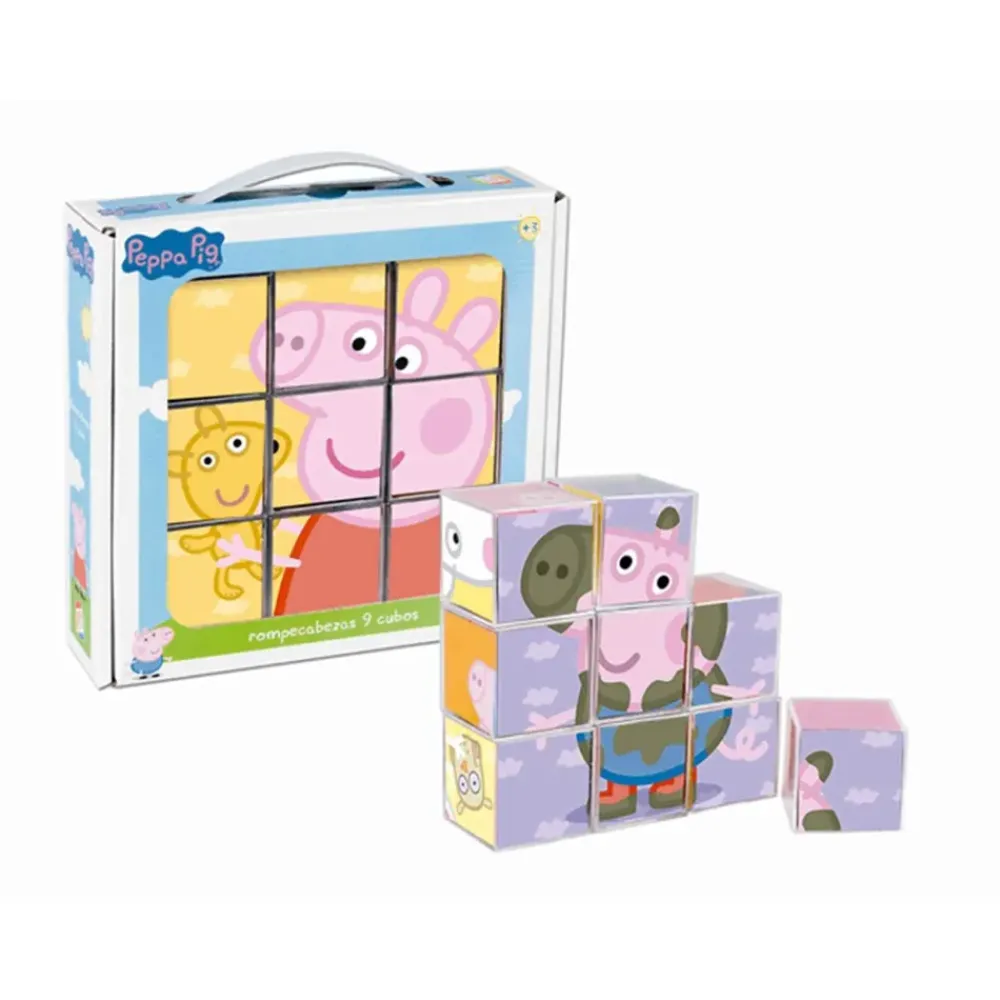 Rompecabezas 9 Cubos^Peppa Pig Hot